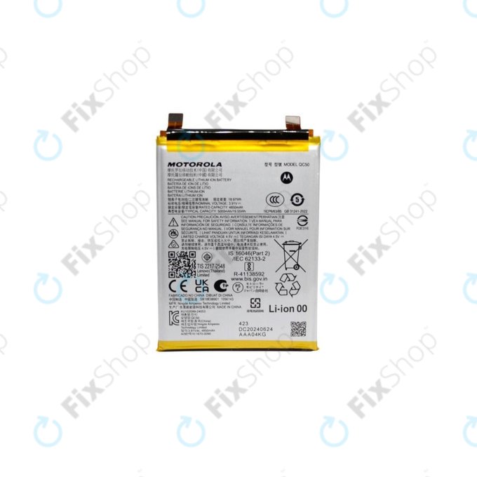 Bateria do Motorola Edge 50 Fusion, QC50, 5000mAh, SB18E08901, Genuine Service Pack