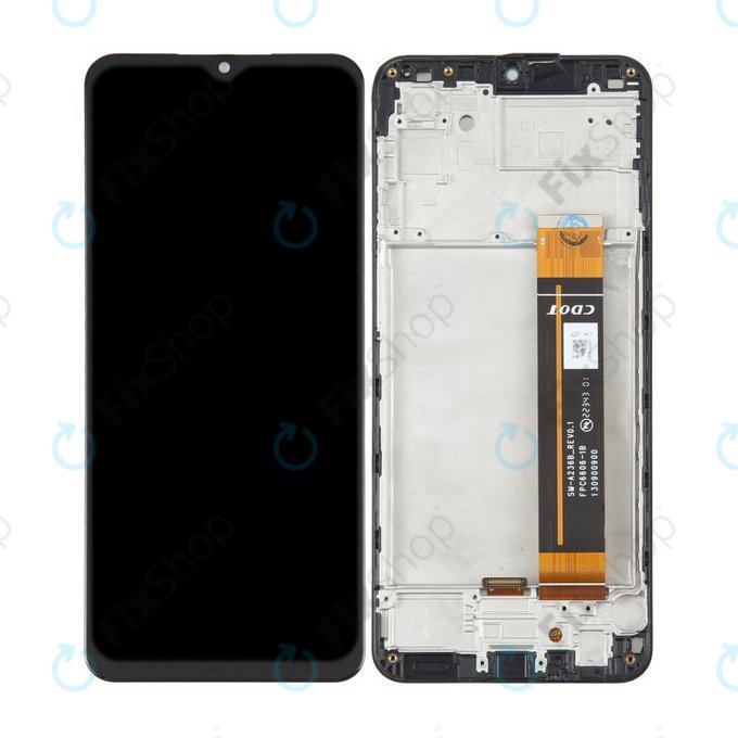 Wyświetlacz do Samsung A23 A236B, Ekran dotykowy z ramką, TFT