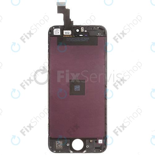 Wyświetlacz dla iPhone 5C, Black, Ekran dotykowy z ramką