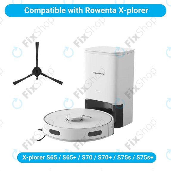 Szczotka boczna, 2 szt. do Rowenta X-plorer S65, S65+, S70, S70+, S75s, S75s+