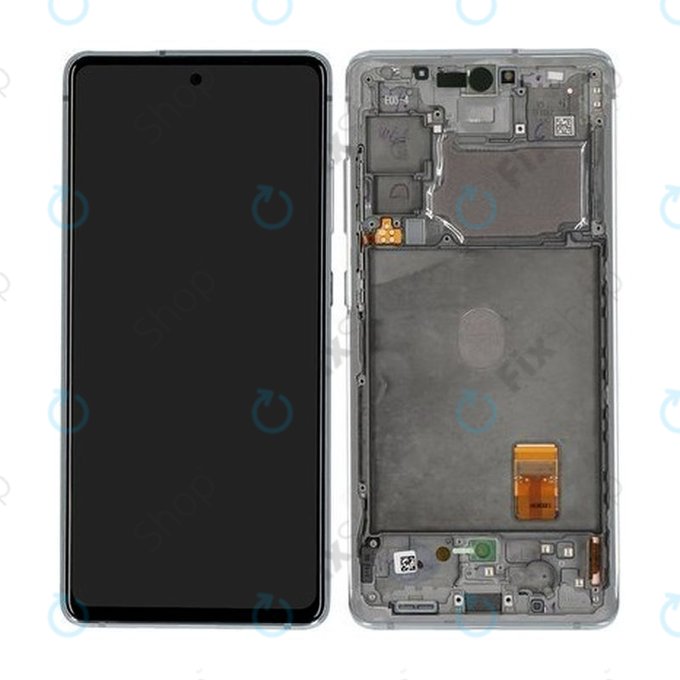 Wyświetlacz do Samsung S20 FE G780F, Ekran dotykowy z ramką, GH82-24220B, GH82-24219B, GH82-31328B, GH82-31329B, Cloud White, Genuine Service Pack