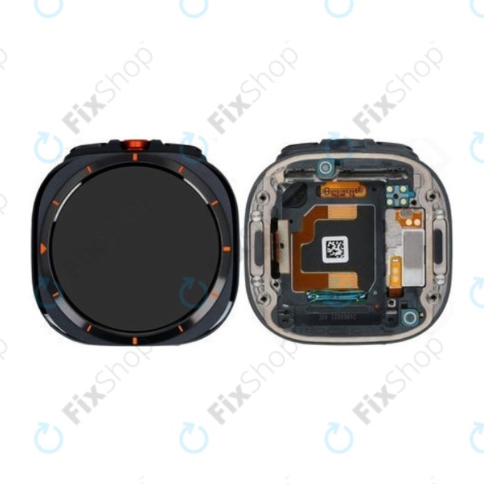 Wyświetlacz do Samsung Galaxy Watch Ultra (LTE) SM-L705U, Ekran dotykowy i ramka, GH82-35194A, Dark Grey, Genuine Service Pack