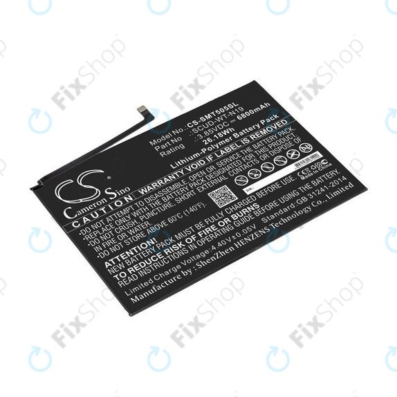 Bateria do Samsung Galaxy Tab A7, 6800mAh, Li-Pol, 3.85V, SCUD-WT-N19, HQ