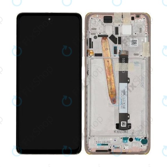 Wyświetlacz do Xiaomi Poco X3 Pro, Ekran dotykowy z ramką, 560004J20S00, Metal Bronze, Genuine Service Pack
