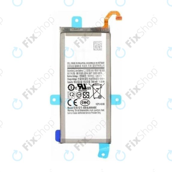 Bateria do Samsung A6 A600 (2018), EB-BJ800ABE, 3000mAh