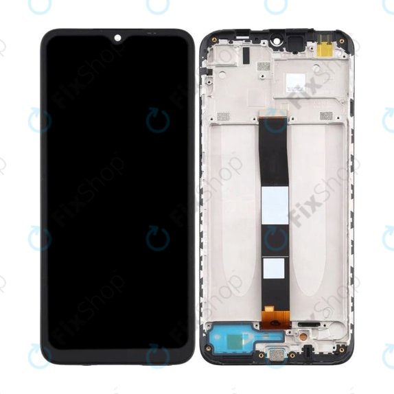 Wyświetlacz do Xiaomi Xiaomi Redmi 9A, Redmi 9AT, Redmi 9C, Ekran dotykowy z ramką, TFT