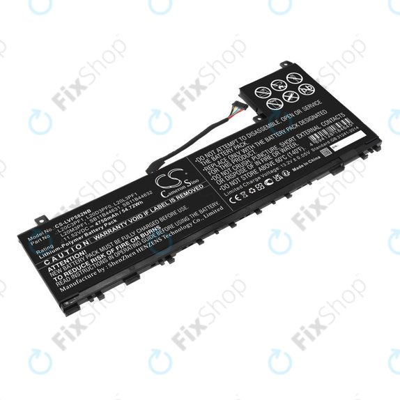 Bateria do Lenovo IdeaPad 5 Pro 14ITL6, 4750mAh, Li-Pol, 11.52V, L20C3PF1, HQ
