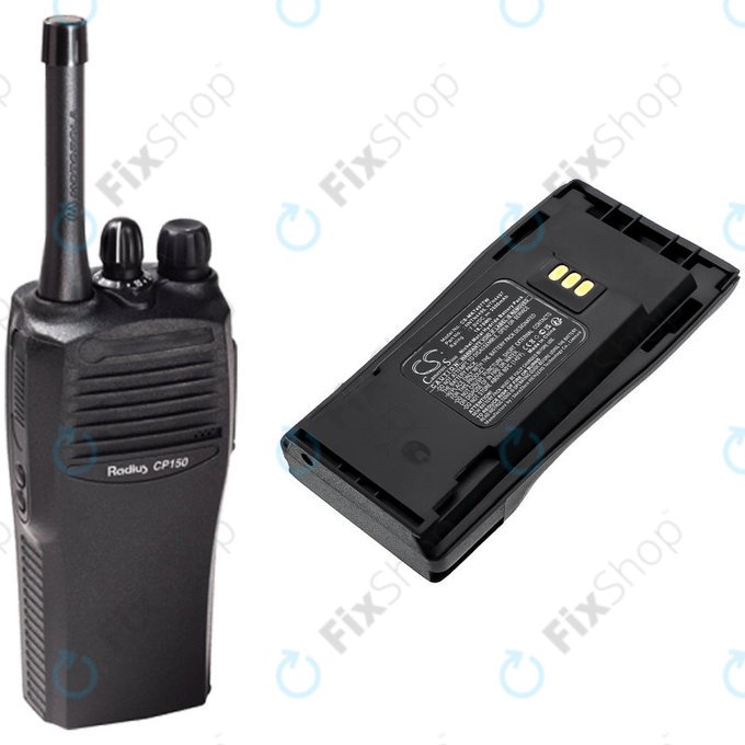Bateria do Motorola CP, EP, GP, PM-series, 2500mAh, Ni-MH, 7.5V, PMNN4081, HQ