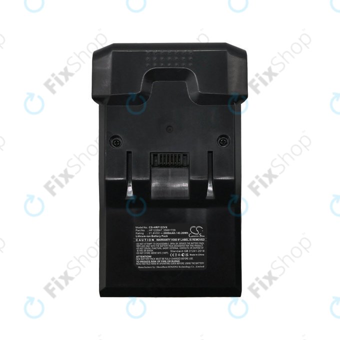 Bateria do Hoover H Free, HF122, 2000mAh, Li-Ion, 21.6V, HF122BAT, HQ