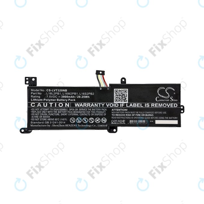 Bateria do Lenovo 320, 330, 520, Ideapad 320, 330, S145, 3900mAh, Li-Pol, 7.5V, L16L2PB1, HQ