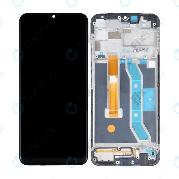 Wyświetlacz do Realme C25Y RMX3265, RMX3268, Ekran dotykowy z ramką, TFT