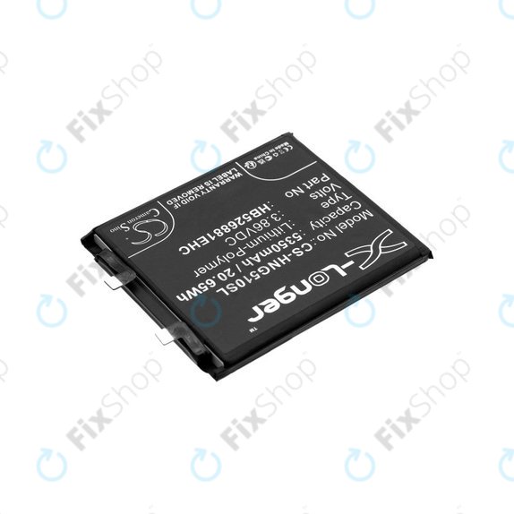 Bateria do Honor Magic 5 Pro, 5350mAh, Li-Pol, 3.86V, HB526881EHC, HQ