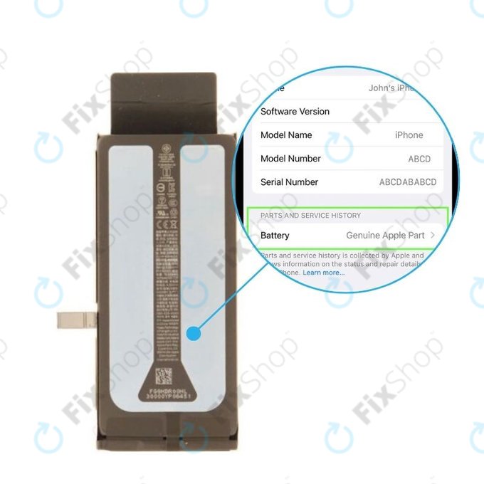 Bateria do iPhone 16e, 661-49432, 4005mAh, Genuine Apple