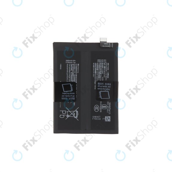 Bateria do OnePlus Nord 4 5G CPH2663, 5110mAh