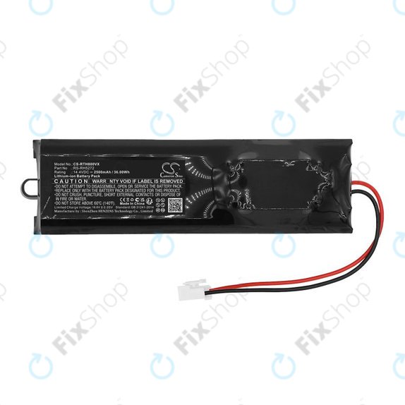 Bateria do Rowenta Air Force Extreme, 2500mAh, Li-Ion, 14.4V, RS-RH5272, HQ