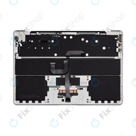 Górna rama klawiatury do MacBook Air 13", A3113 (2024), z klawiaturą US i baterią, Silver, 661-40228, Genuine Apple