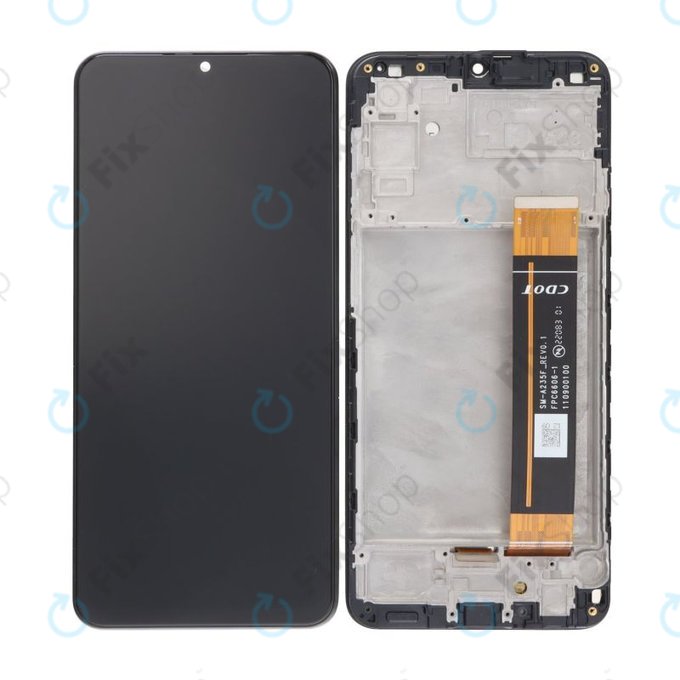 Wyświetlacz do Samsung Galaxy A23 A235F, Ekran dotykowy z ramką, TFT
