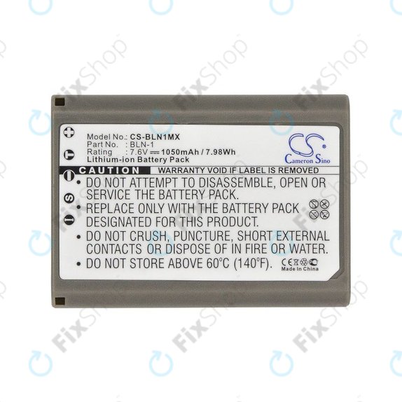 Bateria do Olympus E-M5, 1050mAh, Li-Ion, 7.6V, BLN-1, HQ