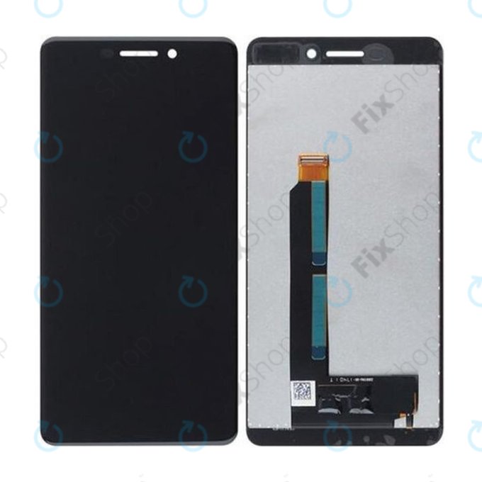Wyświetlacz do Nokia 6.1, Ekran dotykowy bez ramki, TFT