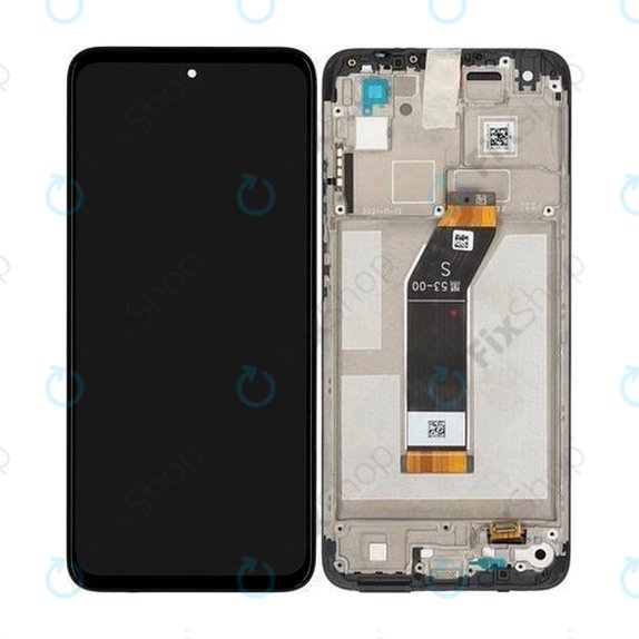 Wyświetlacz do Xiaomi Redmi 10 (2022) 21121119SG, 22011119UY, Ekran dotykowy z ramką, 560001K19S00, Carbon Gray, Genuine Service Pack
