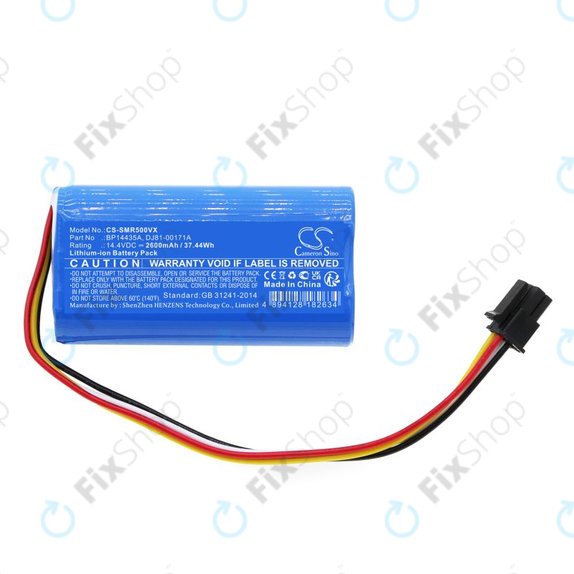 Bateria do Samsung PowerBot VR05R5050WK, Midea i5, i9 EYE, 2600mAh, Li-Ion, 14.4V, BP14435A, HQ