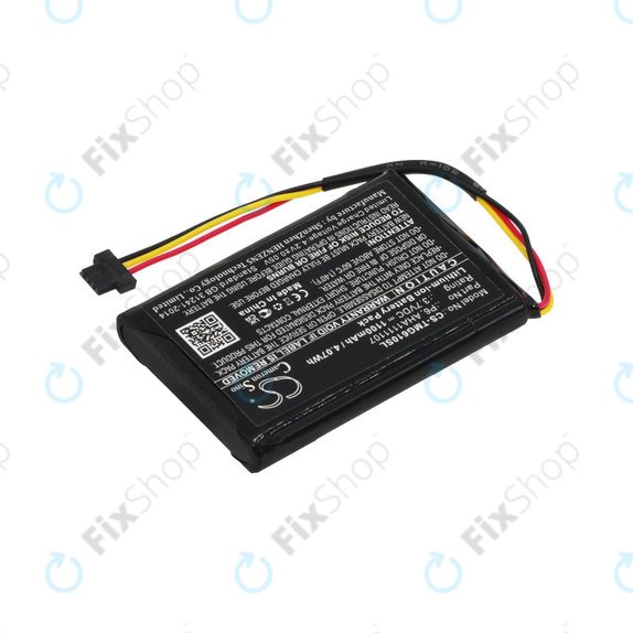 Bateria do TomTom Go 610, 1100mAh, Li-Ion, 3.7V, LAHA1111107, HQ