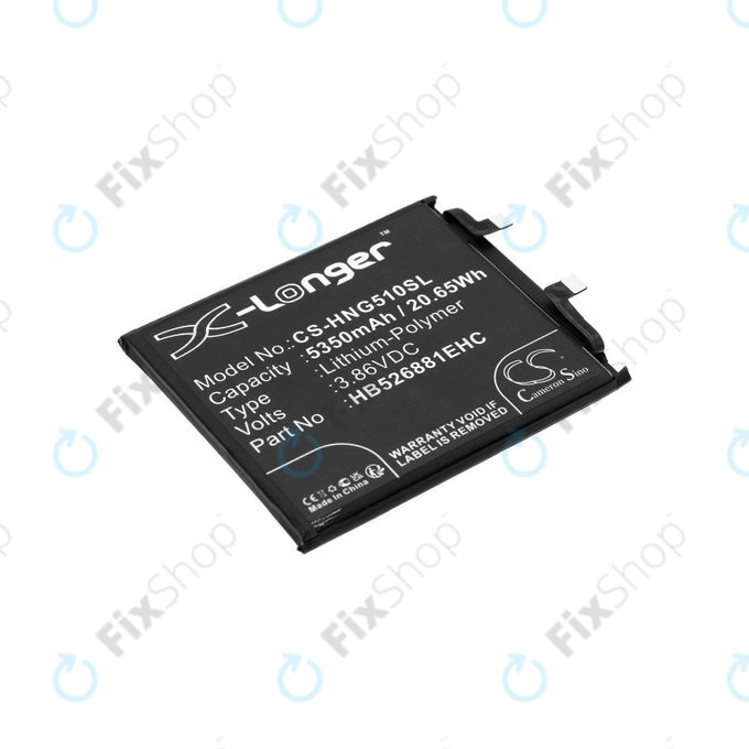 Bateria do Honor Magic 5 Pro, 5350mAh, Li-Pol, 3.86V, HB526881EHC, HQ