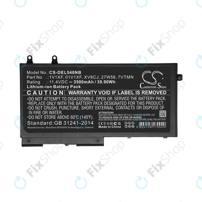 Bateria do Dell Latitude 5400, Inspiron 7591 2-in-1, 3500mAh, Li-Ion, 11.4V, XV8CJ, HQ