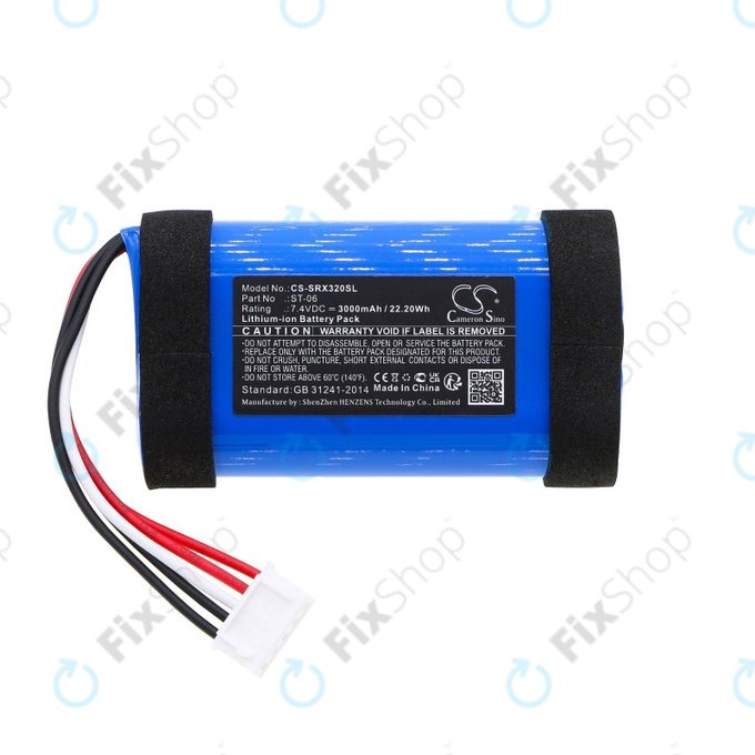 Bateria do Sony SRS-XB31, 3000mAh, Li-Ion, 7.4V, ST-06, HQ
