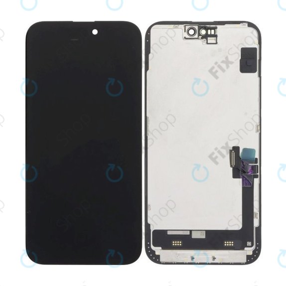 Wyświetlacz Soft OLED dla iPhone 15 Plus, Ekran dotykowy z ramką, FixPremium