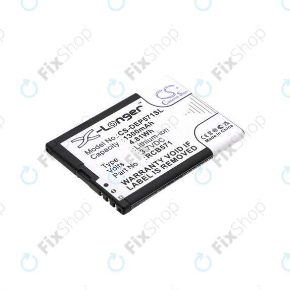 Bateria dla CPA Halo 11, 1300mAh, Li-Ion, 3.7 V, RCB571, HQ