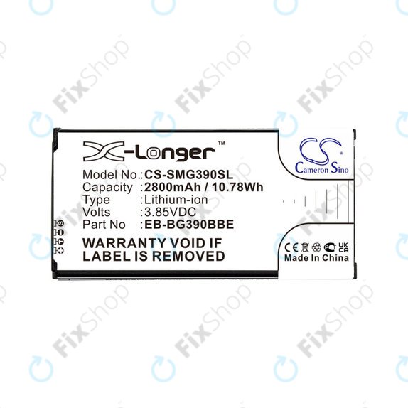 Bateria do Samsung Galaxy Xcover 4, 4S, 2800mAh, Li-Ion, 3.85V, EB-BG390BBE, HQ