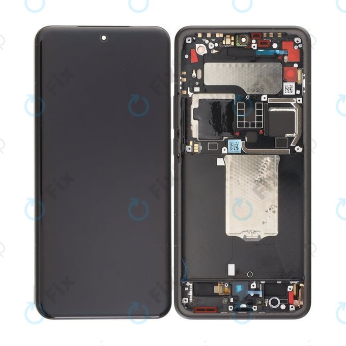 Wyświetlacz OLED do Xiaomi 15 Ultra 5G, Ekran dotykowy z ramką, Czarny, Black