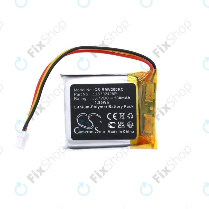 Bateria do Razer Viper Ultimate, Viper V2 Pro, 500mAh, Li-Pol, 3.7V, US702428P, HQ