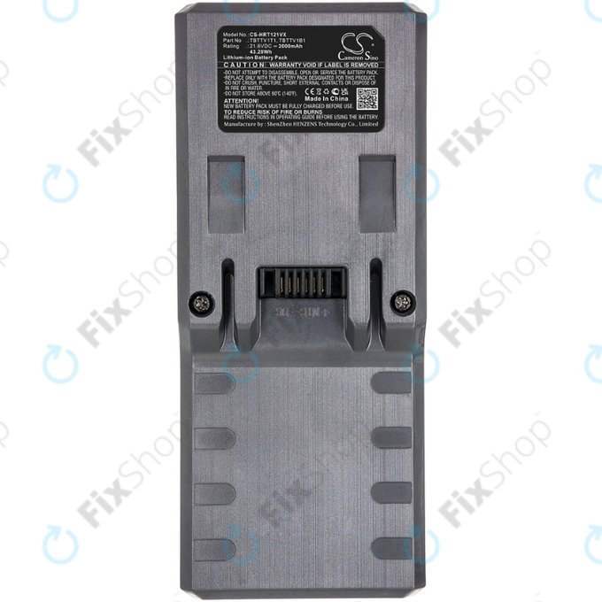 Bateria do Beko VRT 8282 BV, ZB1852, Hoover FD-series, TBTTV1T1, TBTTV1B1, Li-Ion, 21.6V, 2000mAh, HQ