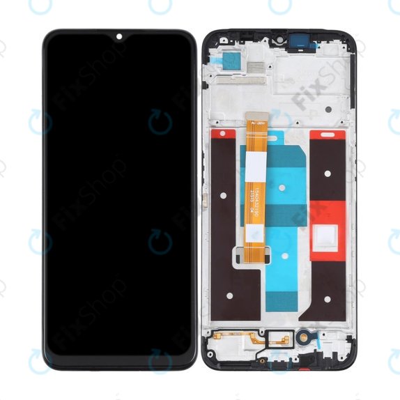 Wyświetlacz do Realme C35 RMX3511, Ekran dotykowy z ramką, TFT