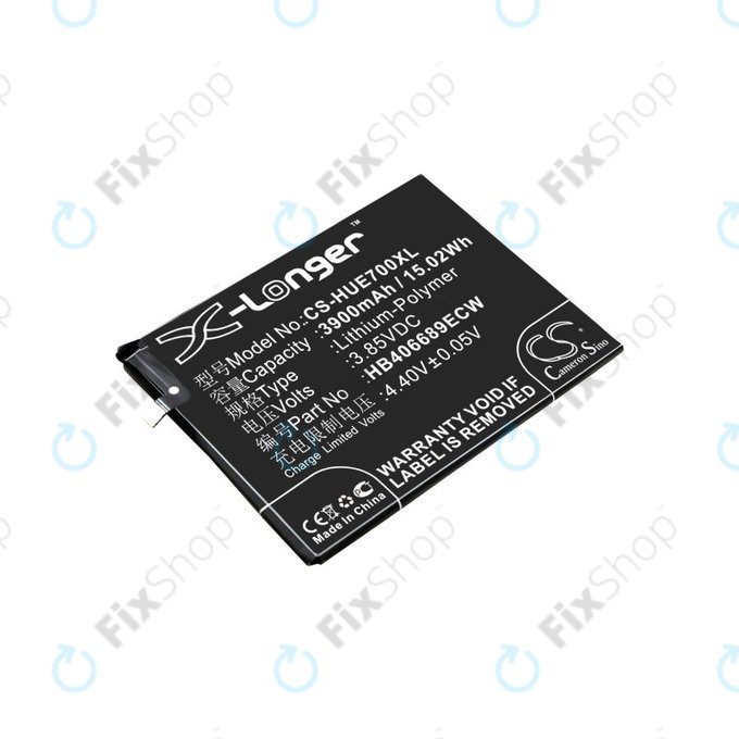 Bateria do Huawei Y7, 3900mAh, Li-Pol, 3.85V, HB406689ECW, HQ