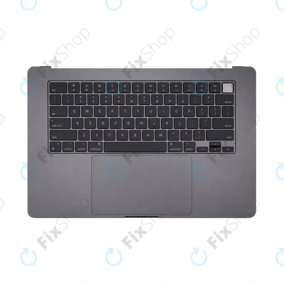 Górna rama klawiatury do MacBook Air 15", A3114 (2023), z klawiaturą US i baterią, Space Gray, 661-34895, Genuine Apple