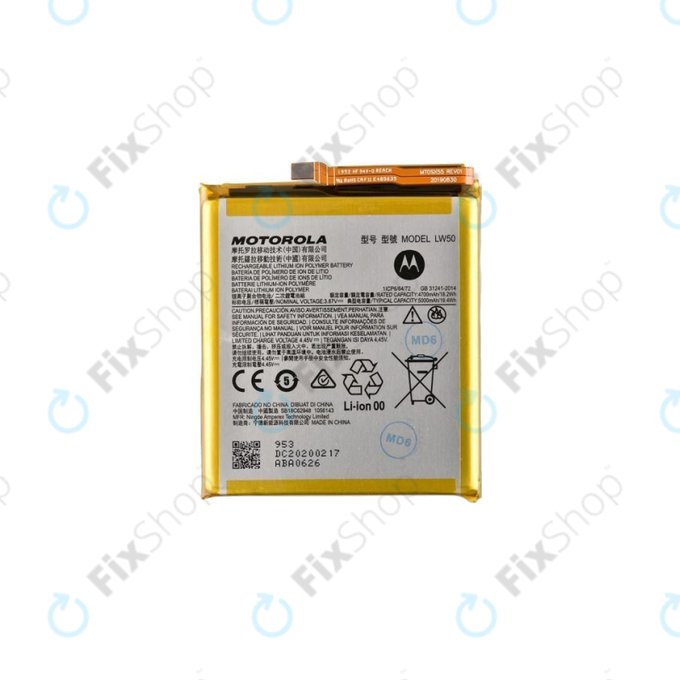 Bateria do Motorola Edge Plus, LW50 5000mAh, SB18C62948, Genuine Service Pack