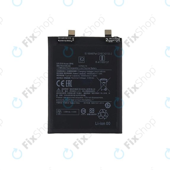 Bateria do Xiaomi 12, 12X, BP46, 4500mAh