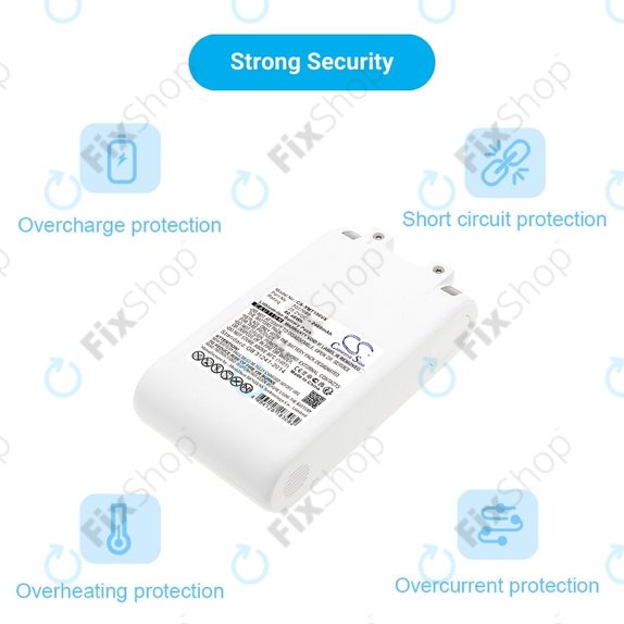 Bateria do Xiaomi Dreame T10, T20, 3027689, Li-Ion, 25,2V 2400mAh, HQ