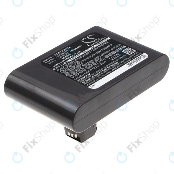 Bateria do Dyson DC-seria, 967813-03, Li-Ion, 22,2V 2500mAh, HQ