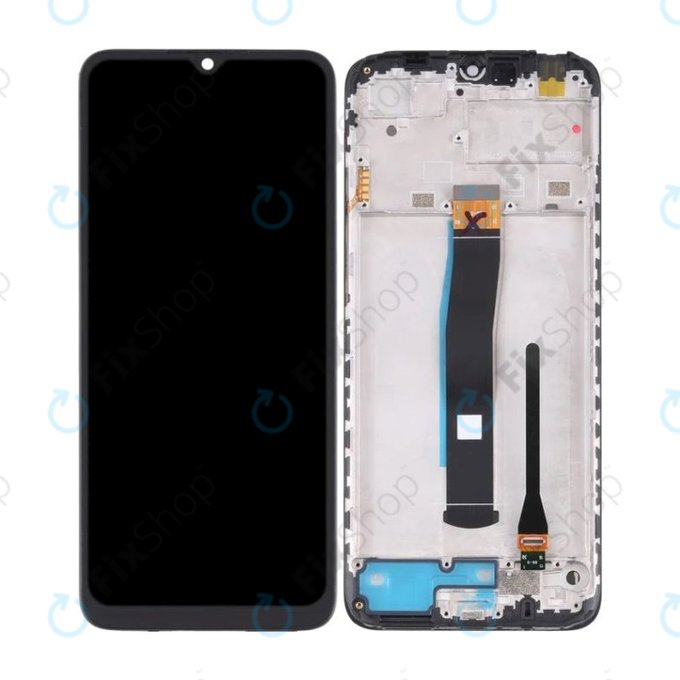 Wyświetlacz do Xiaomi Redmi 10C, Poco C40, Ekran dotykowy z ramką, TFT