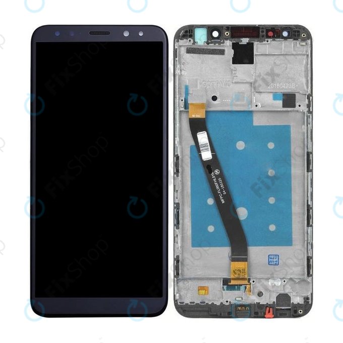 Wyświetlacz do Huawei Mate 10 Lite, Ekran dotykowy z ramką, Czarny, Black, TFT