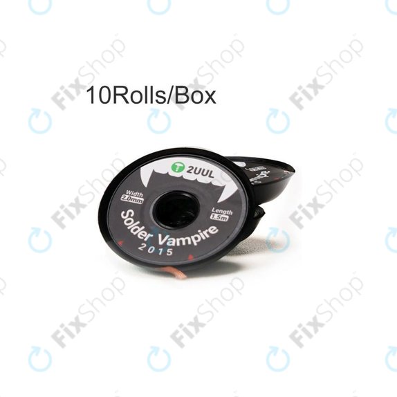 Plecionka do rozlutowywania (20mm × 1.5m), 10szt., 2UUL DW15 Solder Vampire