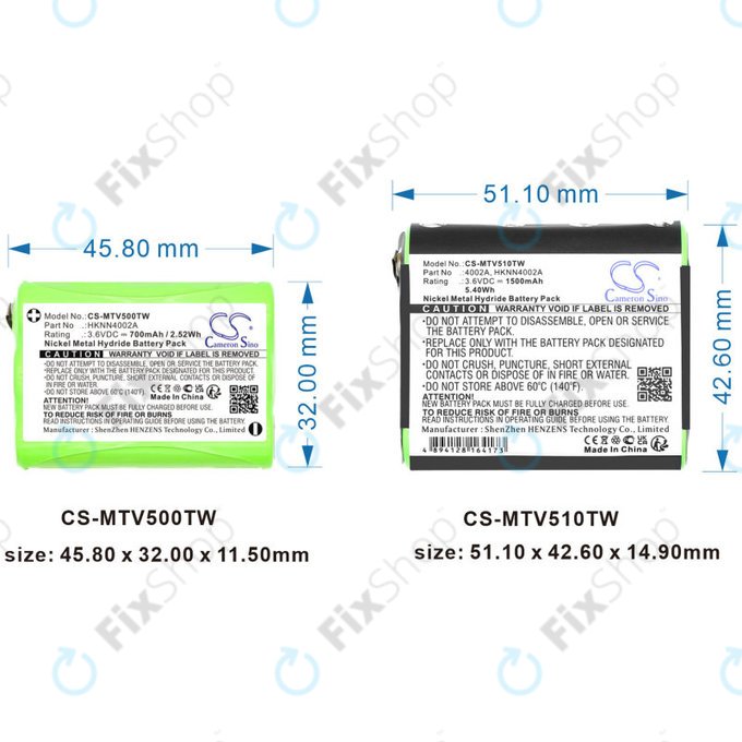 Bateria do Motorola Talkabout T280, T200, T82, T82 Extreme, 700mAh, Ni-MH, 3.6V, HKNN4002A, HQ