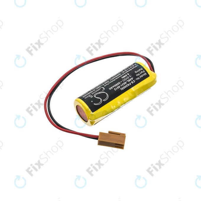 Bateria do GE Fanuc, 2000mAh, Li-MnO2, 3V, A98L-0031-0012, HQ