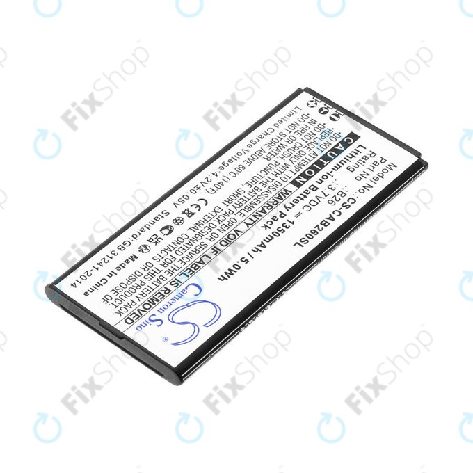 Bateria do Cat B26, 1350mAh, Li-Ion, 3.7V, B26, HQ