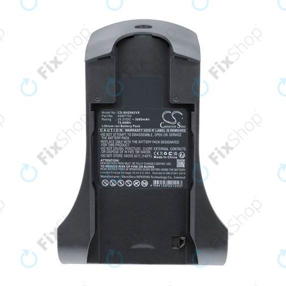 Bateria do Shark IZ, 3000mAh, Li-Ion, 25.2V, XSBT700, HQ