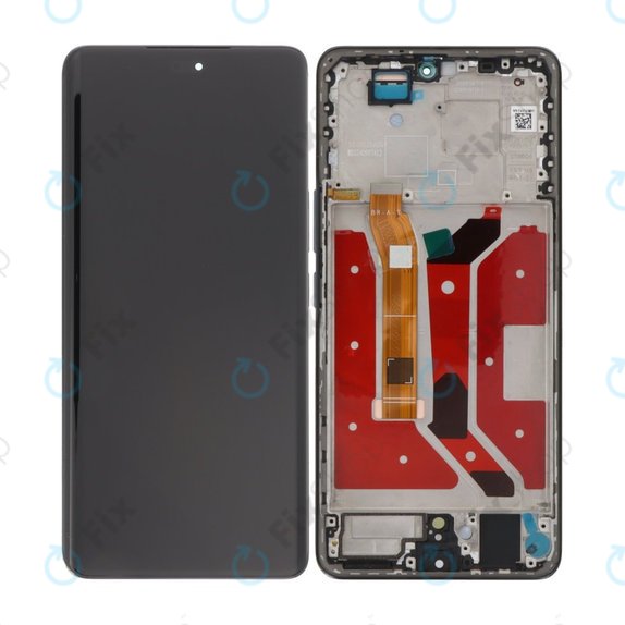 Wyświetlacz OLED do Honor Magic7 Lite, Ekran dotykowy z ramką, Czarny, Black